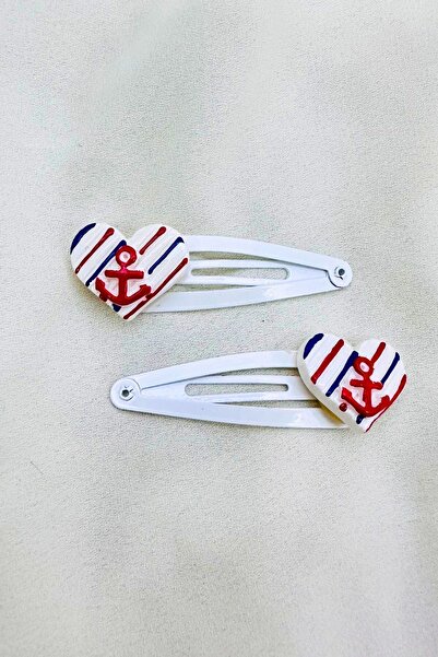 PETEK AKSESUAR 2 ДЕТСКИ КОПЧЕТА С ФОРМА НА СЪРЦЕ