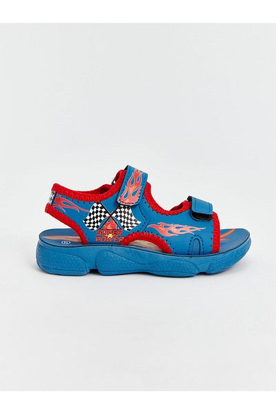 LC Waikiki Boy's Sandals - Lcw Steps Blue Printed