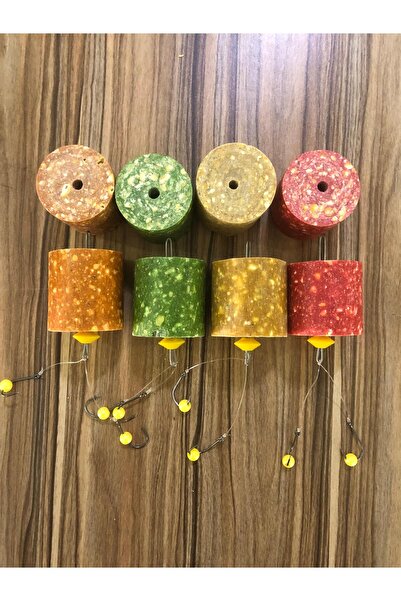 SAZAN RİG Karışık Küspeli Sazan Takımı 4'lü Set