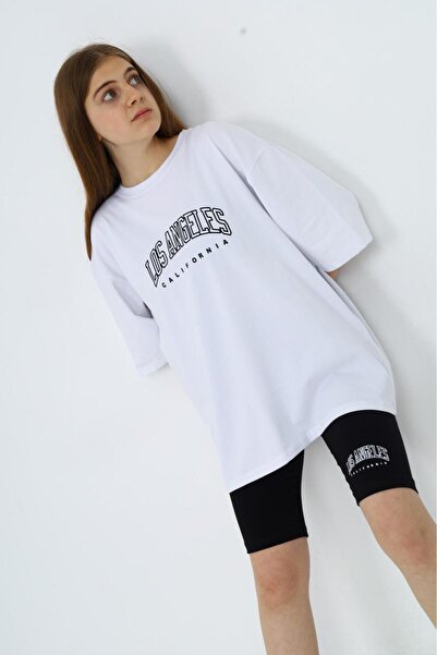 Asortik Kids Σετ φόρμας 100% βαμβακερό με μονόχρωμο κοντό κολάν για κορίτσι