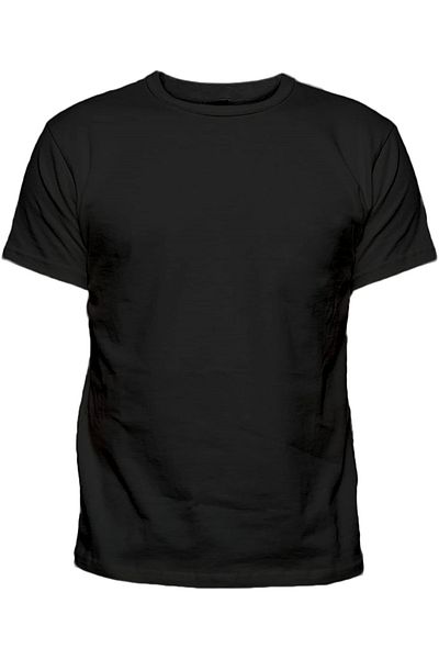 Efendioğlu Design Crew Neck Solid Color Cotton Children's School T-Shirt
