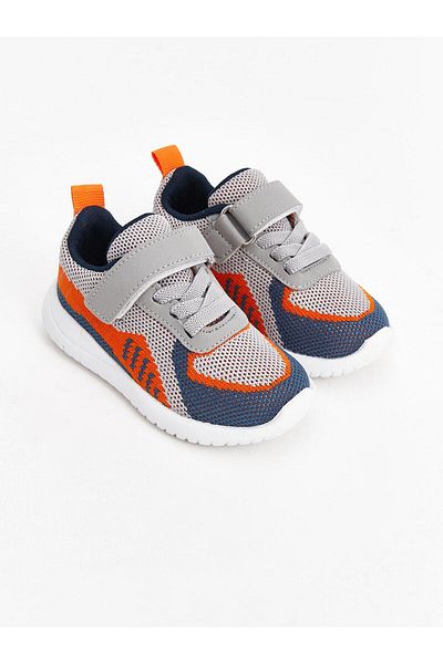 LC Waikiki Gray Color Block Lcw Steps Sports Shoes for Baby Boy