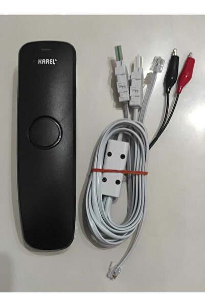 KAREL Test Ve Muayene Telefonu Siyah (Kesmeli Kesmesiz Test Kablolu Özel Yapım)