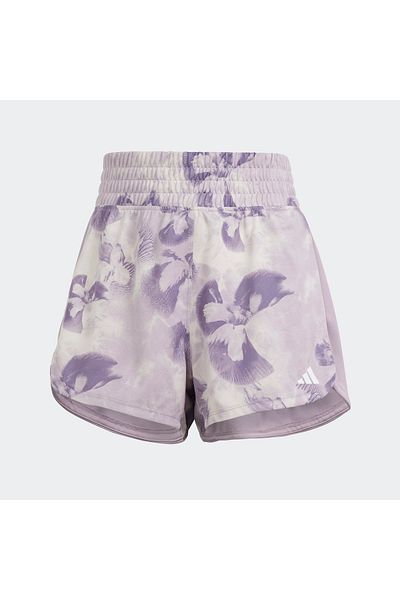 adidas شورت محبوك بربطة عنق على شكل زهرة من Pacer Essentials - IQ2631