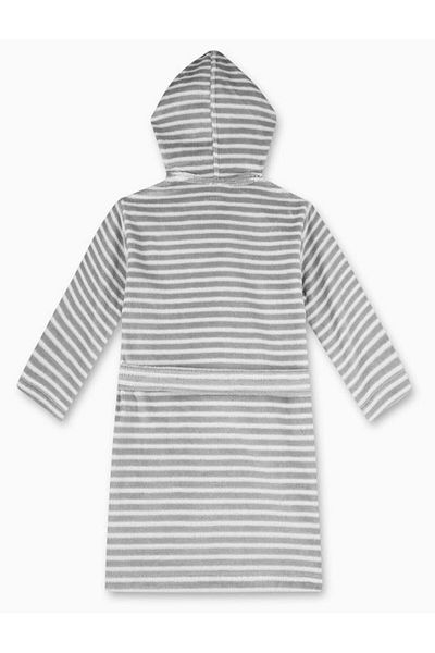 PIRILTI COLLECTION Children's Bathrobe Hooded Striped (6-9 Years Old)