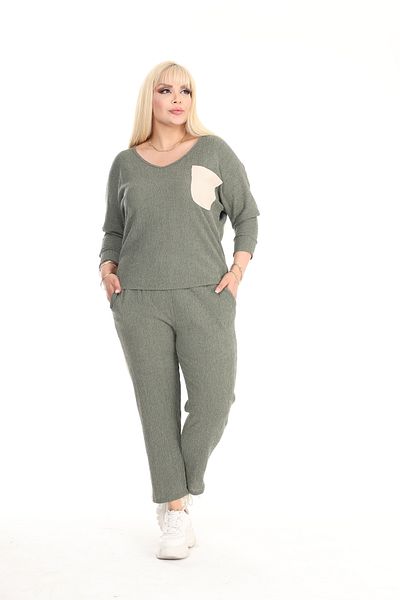 MJORA Comfortable Fit Knitted Wrap Bottom-Top Set
