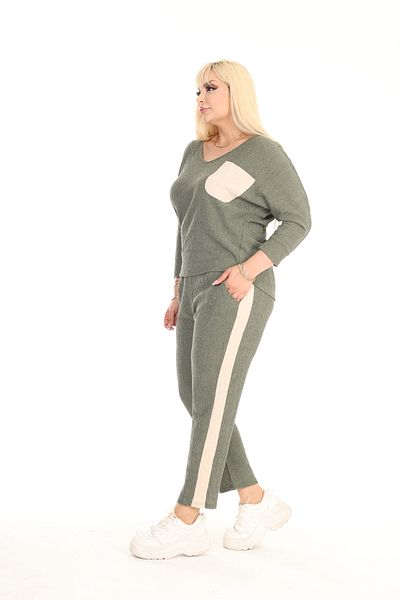 MJORA Comfortable Fit Knitted Wrap Bottom-Top Set