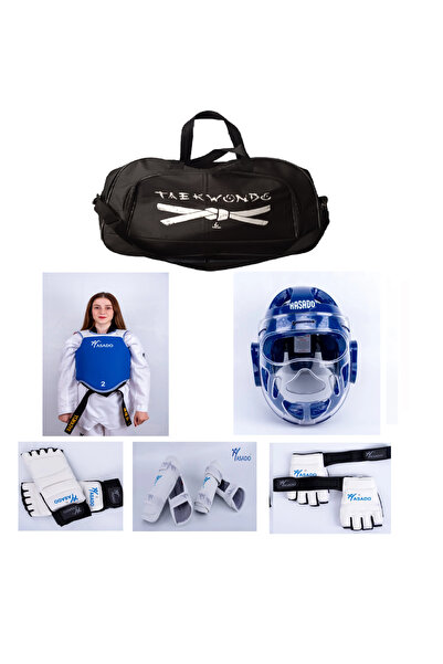 fistanger Haşado  Taekwondo Çantası + Kol, Kaval, Eldiven, Ayak, Safeguard ve...