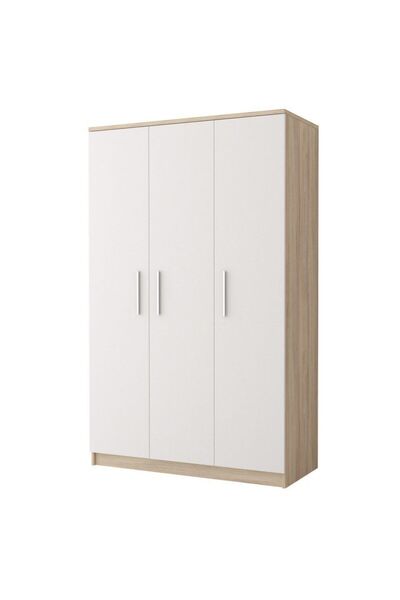 Tdesigno Ajda Giyinme Dolabı - Çok Amaçlı Dolap - Gardırop 120 Cm-3 Kapaklı