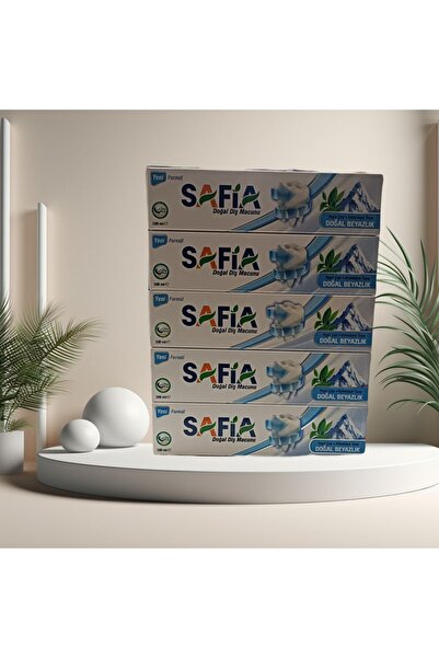 Safia Gimdes Helal Sertifikalı Diş Macunu Seti 5 Li 100 Ml