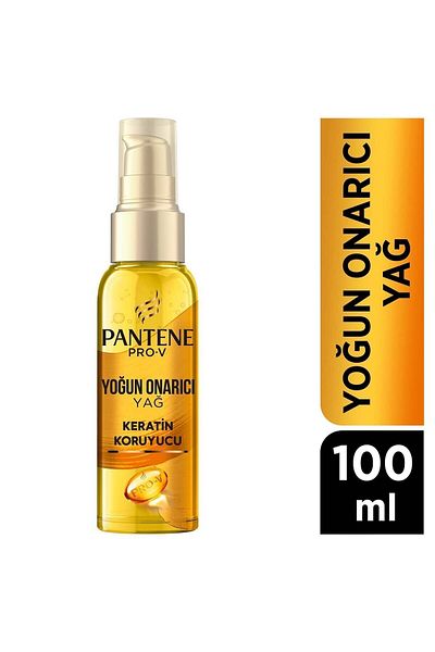 Pantene 100 ml Keratin Essence Hair Care Oil - Vitamin E and Repairing