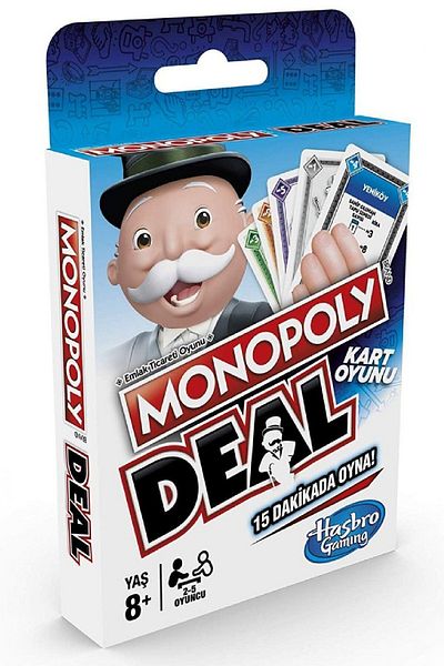 TAN EXPRESS Monopoly Deal Card Game Child Family Card Game 2x9x14 Cm