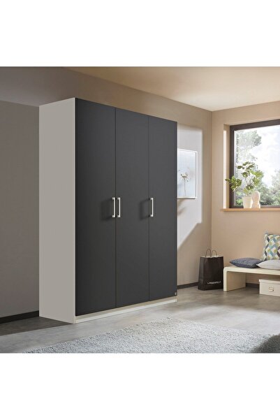 Tdesigno Almina Giyinme Dolabı - Çok Amaçlı Dolap - Gardırop 135 Cm-3 Kapaklı