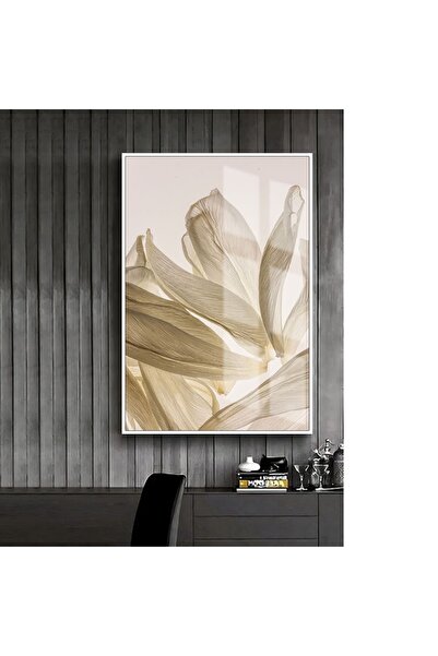 Harikabirev HARİKABİREV | MODEL DE FRUNZE ALB-CREM 1 | TABLA DE STICLA TEMPLA...