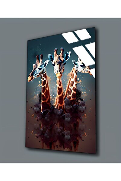 Harikabirev HARİKABİREV | TABLA GIGANTE DE STICLA (TEMPERATA) INIMBASTĂ DE SP...