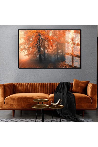 Harika bir ev HARİKABİREV|SONBAHAR MANZARALI SARI ORMAN MANZARASI 02|ÇERÇEVEL...