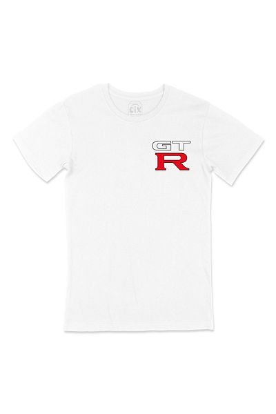 Cix Λευκό T-shirt με σχέδιο λογότυπου Gtr Pocket