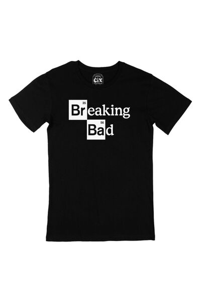 Cix Crna majica sa belim natpisom "Breaking Bad"
