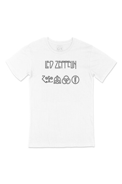 Cix Majica sa dizajnom logotipa Led Zeppelina