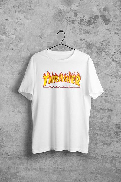 Pink Sky Μπλουζάκι Unisex με μοτίβο Thrasher Magazine