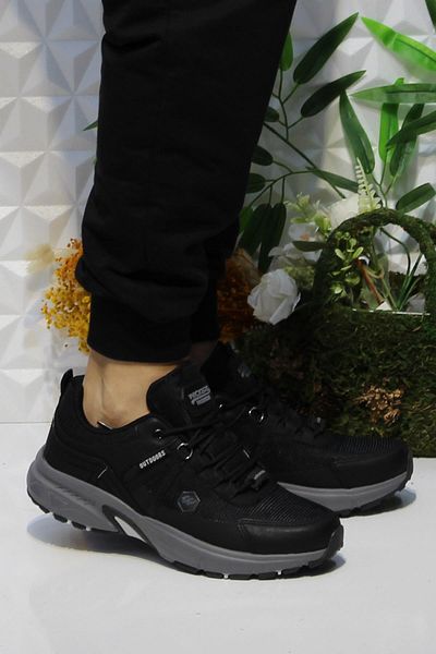 fort Wks 2709 Black Smoked - Men's Comfortable Outdoor Shoes
