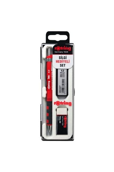 Rotring Rotring Versatil 05 Set - Min+Silgigi Tikký Red