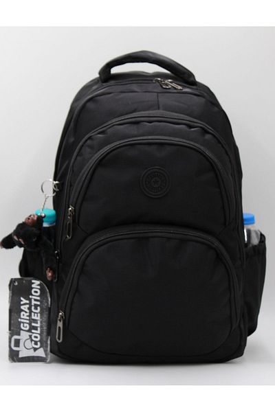 Bevitton GirayCollection Black Unisex School Backpack - Water Repellent Fabric 34600