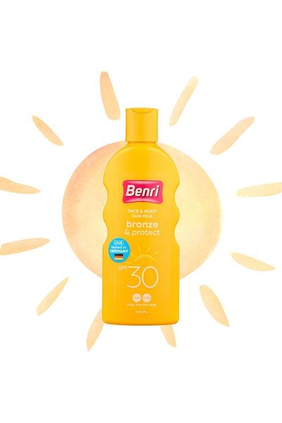 Benri 30SPF 150ml Tan & Protection Sun Milk
