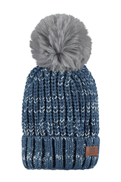 Kitti قبعة تريكو من الصوف باللون الأزرق للأطفال من 3 إلى 9 أشهر