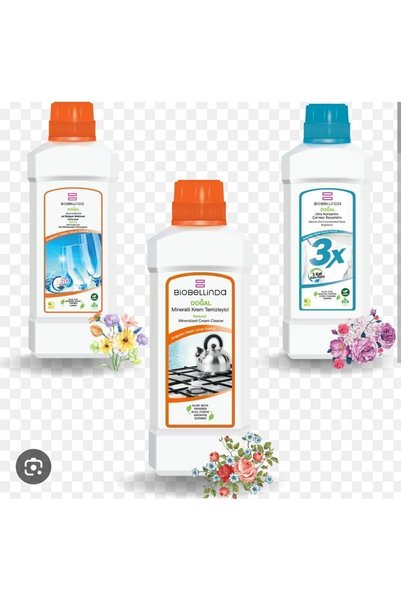 bıobelinda Bulaşık Makinesi Deterjanı Jel,Mineralli Krem Temizleyici,3x Çamaş...