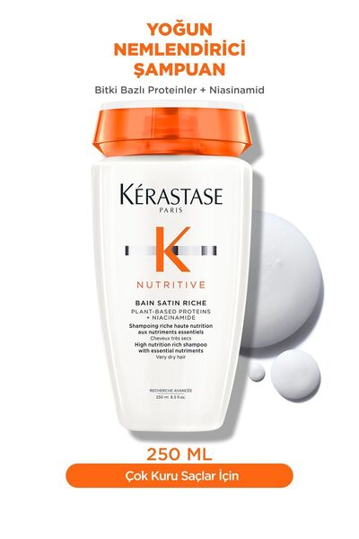 Kerastase Nutritive Bain Satin Riche Nemlendiricili Şampuan 250 ml sevgiligül...