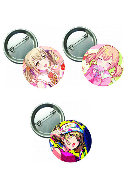 kleeyiseviyorum Hatsune Miku Pjsekai Project Sekai Colorful Anime Buton Rozet...