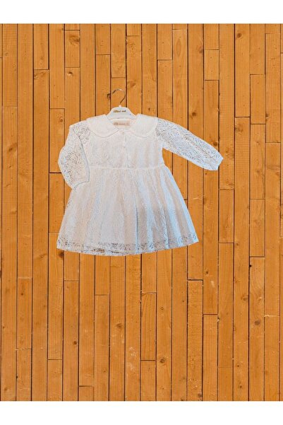 nedo7 dantelli kiz elbisa