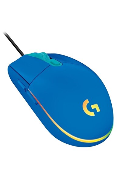 logitech G G102 LIGHTSYNC RGB Aydınlatmalı 8.000 DPI Kablolu Oyuncu Mouse, Mavi 910-005801