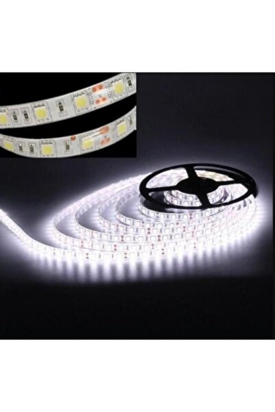 OOKAY Led 3 Çipli Iç Mekan Beyaz 10 Metre Şerit Led Adaptörsüz