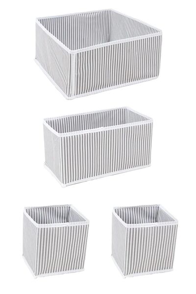 Nisahometeks 4'lü Çok Amaçlı Dolap Içi Ve Çekmece Içi Düzenleyici