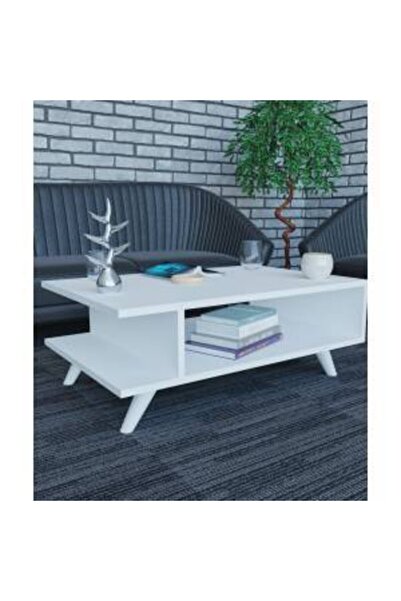 Moonlife Ada Orta Sehpa Beyaz