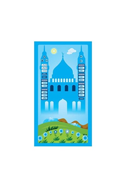 KuranSepeti Benim Seccade - Çocuklar Için Sesli Namaz Kıldıran Seccade Mavi