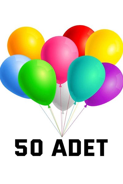 nistabolje 50 Colorful Balloons Party for Birthday and Special Occasions - Mixed Colors
