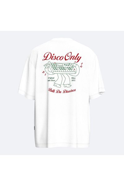 Shout Μπλουζάκι Unisex Oversize Discoteca Shout Disco Only Balli
