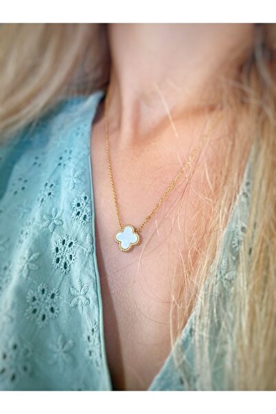 Aksesuar yonca kolye