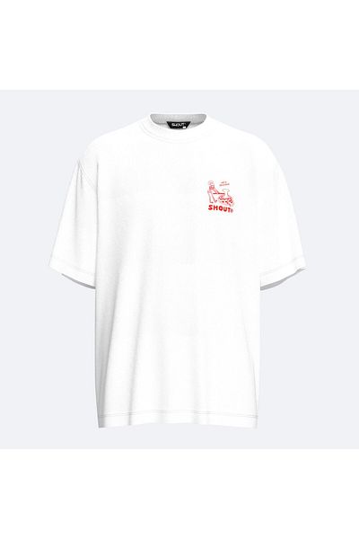 Shout Skully's Pizzeria Unisex Oversize T-Shirt