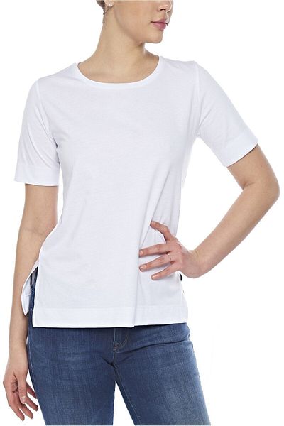 FSM1453 Tricou de damă din bumbac modal cu mânecă scurtă, cu tăietură confortabilă -2405