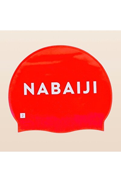 Decathlon Nabaiji silikonska kapa za plivanje - crvena 500