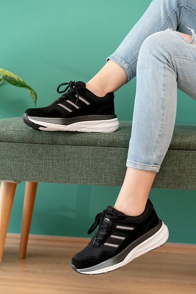 Freemax Dámské Sneaker 2466 Model - Černobílá sportovní obuv
