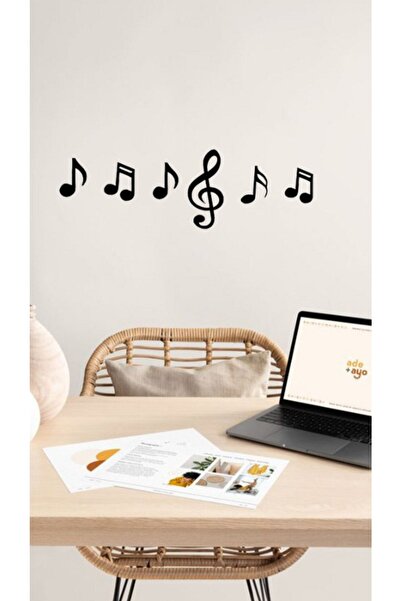 Music Notes Wall Decoration Wooden Mdf