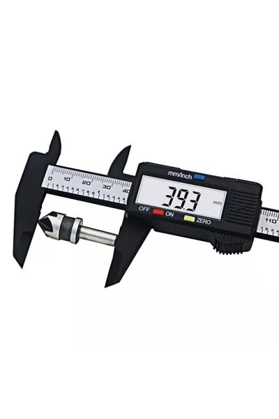 Bass 150 Mm Dijital Kumpas Elektronik Fiber Karbon Kaplı Plastik