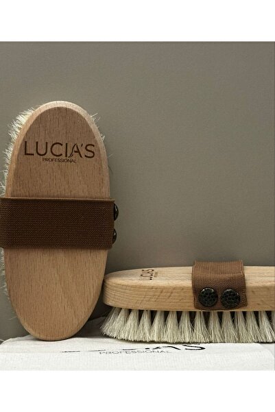 LUCIAS PROFESSIONAL %100 Doğal At Kılı Selülit Fırçası