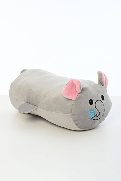 Pufu Toys Hayvan Figürlü Peluş Oyuncak Yastık Yumuşak Ve Sevimli 40 Cm Rulo P...