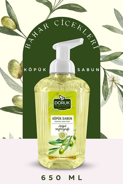 Doruk Foam Soap with Natural Olive Oil 650 ml